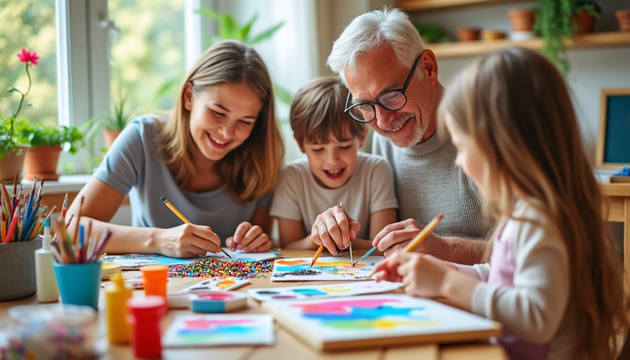 découvrez des idées de loisirs créatifs intergénérationnels pour partager des moments uniques avec vos parents ou enfants grâce à des projets faciles et amusants.